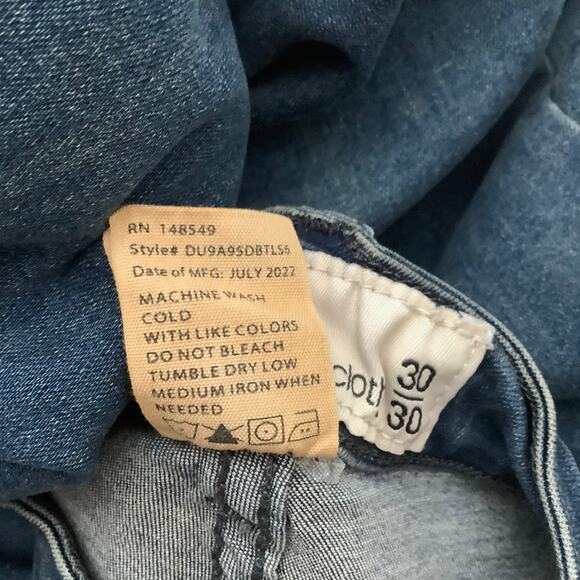 Paper Denim & Cloth Straight Leg Jeans 30 x 30 - Picture 7 of 7